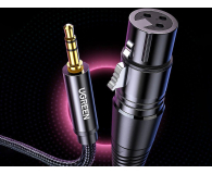 UGREEN Kabel XLR do jack AV182 3.5mm AUX 1m czarny - 1489187 - zdjęcie 3